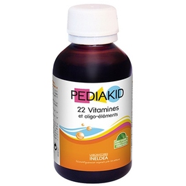 22 vitamines oligoelements - 125.0 ml - pédiakid - pediakid Favoriser une croissance équilibrée-10951
