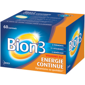 3 Energie Continue 60 comprimés - Bion -203755