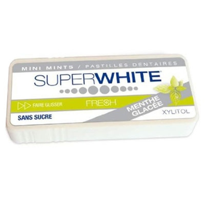 Photo de 50 pastilles fraîcheur menthe verte Superwhite 50 pastilles fraîcheur menthe verte Superwhite-199257