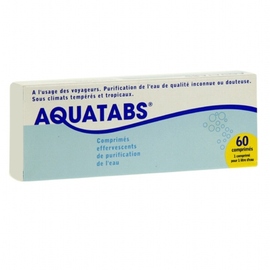 - 60 comprimés effervescents - Aquatabs -146107