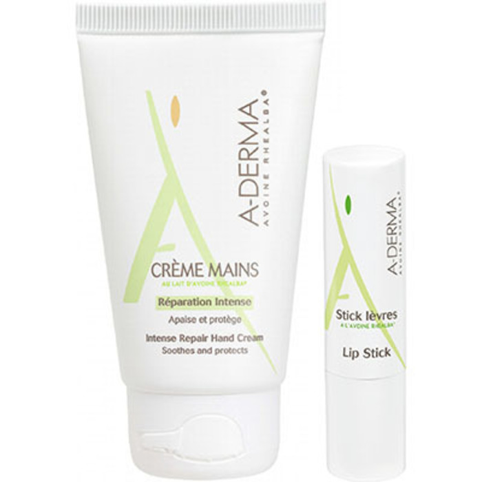 Photo de A-derma lot kiss & touch crème mains 50ml + stick lèvres 4g offert Aderma A-derma lot kiss & touch crème mains 50ml + stick lèvres 4g offert Aderma-222552