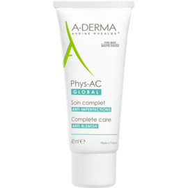 A-derma phys-ac global soin complet anti-imperfections - 40.0 ml - aderma -146744