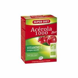 Acérola 1000 bio - 24 comprimés - super diet -215476
