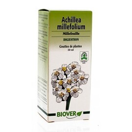 Achillea millefolium (millefeuille) bio - 50.0 ml - Gouttes de plantes - teintures mères - Biover Digestion-8946