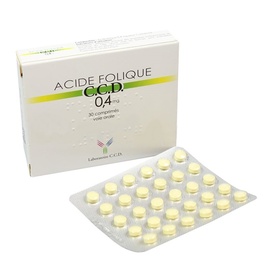 Acide folique ccd 0,4 mg - 30 comprimés - laboratoire ccd -192263