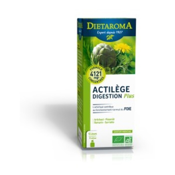 Actilège digestion plus bio - flacon 200 ml Diétaroma-142036