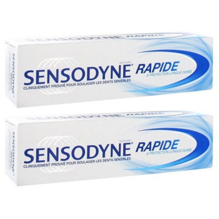 Photo de Action rapide dentifrice - lot de 2 x 75ml Sensodyne Action rapide dentifrice - lot de 2 x 75ml Sensodyne-198477