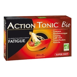 ACTION TONIC BIO - 20 ampoules de 15ml - 20.0 unités - La gamme vitalité - Super Diet -142687