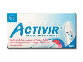 ACTIVIR 5% Crème, tube 2 gr - 2.0 g - LABORATOIRE GSK -192907