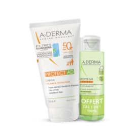 AD Protect crème 50+ 150ml + gel of - divers - ADERMA -252498