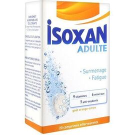 Adulte 20 comprimés effervescents - ISOXAN -148269