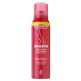 Akileine spray fraicheur vive - 150.0 ml - pieds fatigués et echauffés - akileïne Calme l'échauffement : anti-inflammatoire-7420