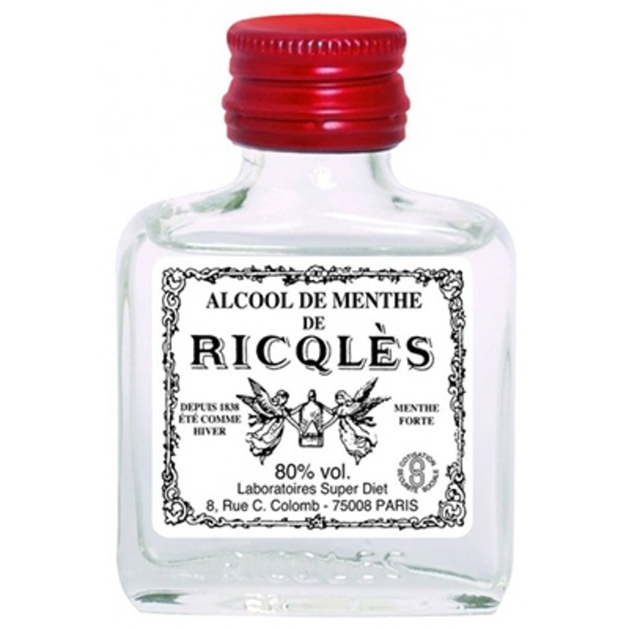 Alcool de menthe - flacon de poche 3cl Ricqles-132015