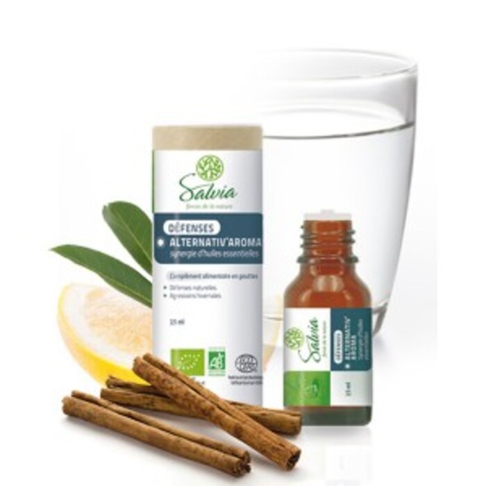 Photo de Altern'ativ'aroma bio - flacon-gouttes 15 ml Salvia Altern'ativ'aroma bio - flacon-gouttes 15 ml Salvia-189917