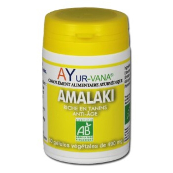 Photo de Amalaki bio - pilulier 60 gélules végétales Ayur vana Amalaki bio - pilulier 60 gélules végétales Ayur vana-188768