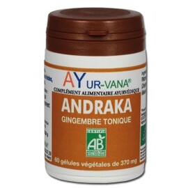 Andraka Bio - Flacon de 60 gélules végétales - divers - Ayur-Vana -133601