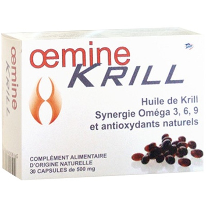 Photo de Anti-âge et antioxydant krill - 30 capsules Oemine Anti-âge et antioxydant krill - 30 capsules Oemine-140155