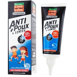 Anti poux et lentes - shampoing  100 ml - anti poux - cinq sur cinq -190407