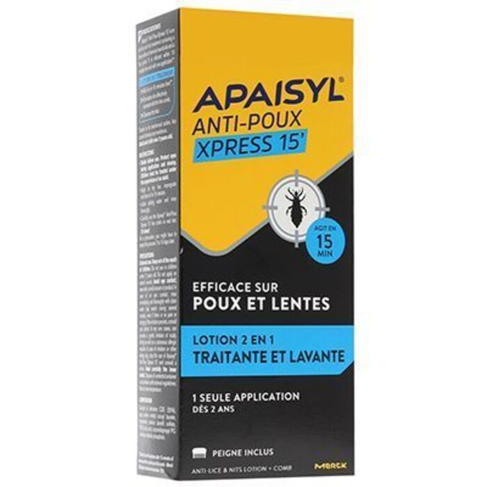 Photo de Anti-poux express 15' Apaisyl Anti-poux express 15' Apaisyl-190463
