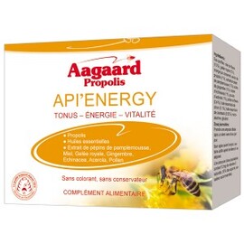 Api' Energy - 10.0 unites - Pratiques - Aagaard Propolis -139360