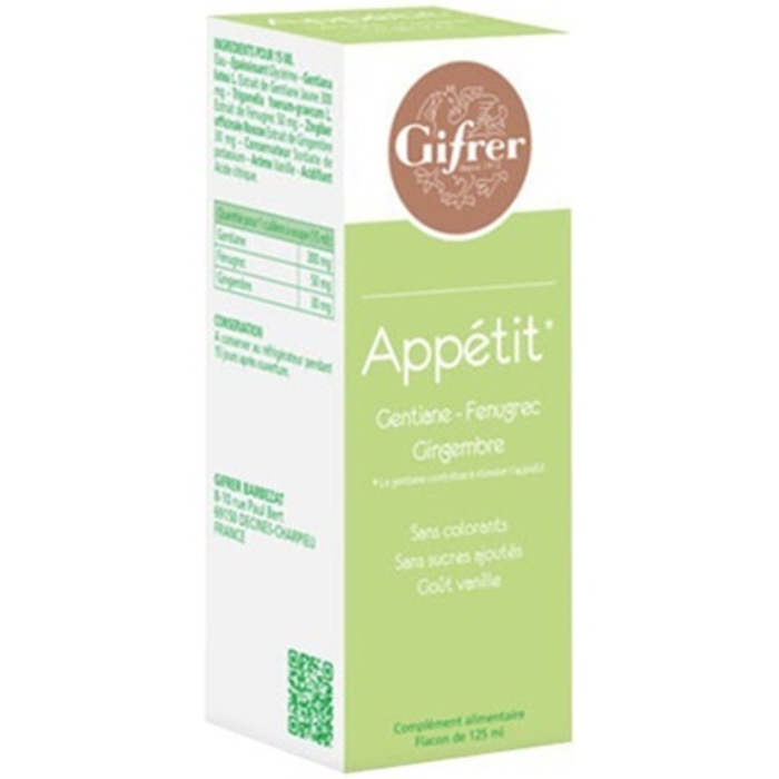 Photo de Appétit solution buvable 125ml Gifrer Appétit solution buvable 125ml Gifrer-190122