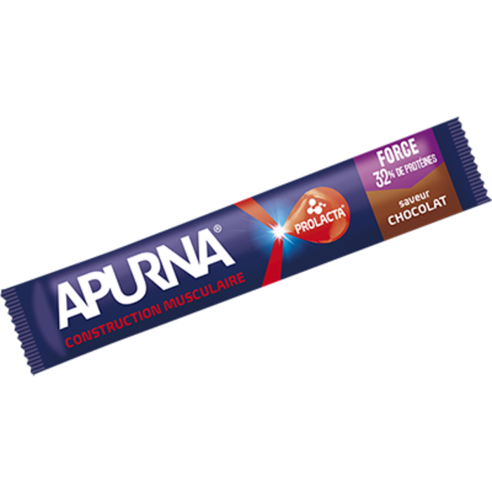 Photo de Apurna barre hyperprotéinée construction musculaire saveur chocolat 40g Apurna Apurna barre hyperprotéinée construction musculaire saveur chocolat 40g Apurna-207340