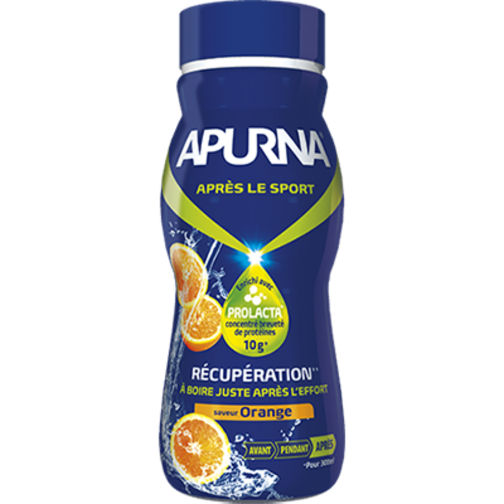 Photo de Apurna boisson de récuperation orange - 300ml Apurna Apurna boisson de récuperation orange - 300ml Apurna-207341