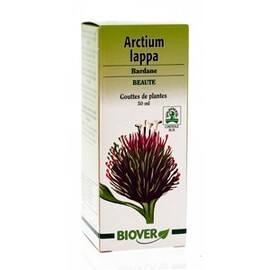 Arctium lappa (bardane) bio - 50.0 ml - Gouttes de plantes - teintures mères - Biover Propriétés dépuratives sur la peau-8950
