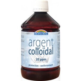 Argent Colloidal 20 PPM naturel - 500.0 ml - divers - Biofloral Protection naturelle-188812