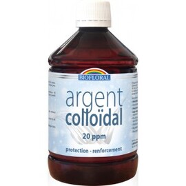 Argent Colloidal 20 PPM naturel - 500.0 ml - divers - Biofloral Protection naturelle-188812