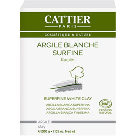 Argile Surfine Blanche Bio 200g - 200.0 g - Vrac - Cattier Peaux sèches et fragiles-1485