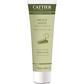 Argile Verte Bio Tube - 100.0 ml - Prêt à l'emploi - Cattier Peaux mixtes à grasses-1488