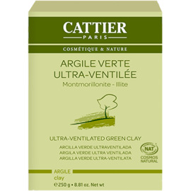 Argile Verte Ultraventilée Bio 250g - 250.0 g - Vrac - Cattier Peaux mixtes à grasses-4728