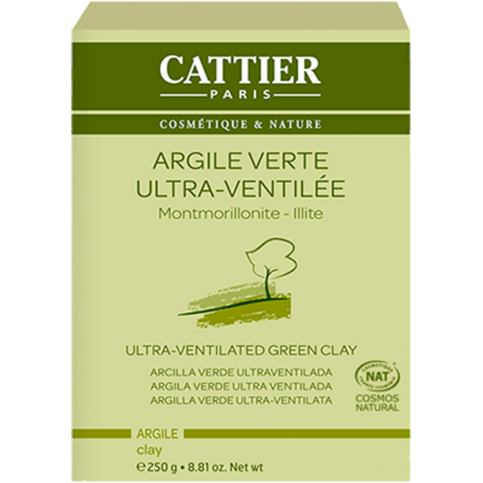 Photo de Argile verte ultraventilée bio 250g Cattier Argile verte ultraventilée bio 250g Cattier-4728
