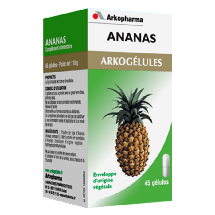Arkogelules ananas - 45 gélules Arko pharma-147756