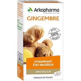 ARKOGELULES Gingembre - 45 gélules - tonus vitalité - ArkoPharma Arkogélules Gingembre-147896