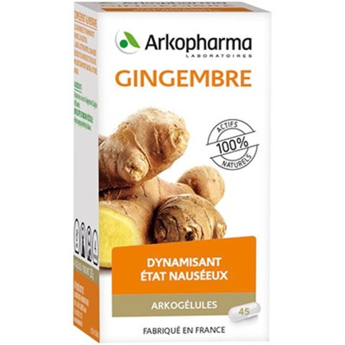 Photo de Arkogelules gingembre - 45 gélules Arko pharma Arkogelules gingembre - 45 gélules Arko pharma-147896