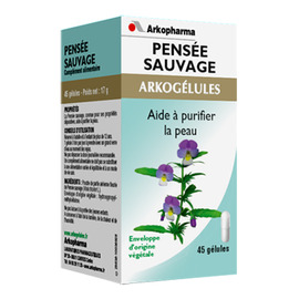 ARKOGELULES Pensée Sauvage - 45 gélules - soin de la peau - ArkoPharma Arkogélules Pensée Sauvage-148106