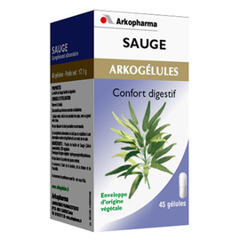 Arkogelules sauge - 45 gélules - bien-être digestif et transit - arkopharma Arkogélules Sauge-148043