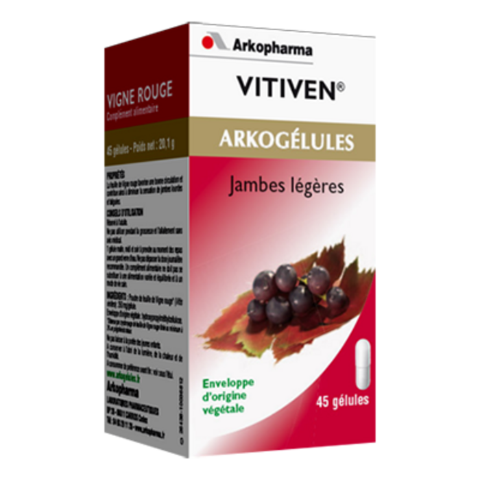 Photo de Arkogelules vitiven - 45 gélules Arko pharma Arkogelules vitiven - 45 gélules Arko pharma-147867
