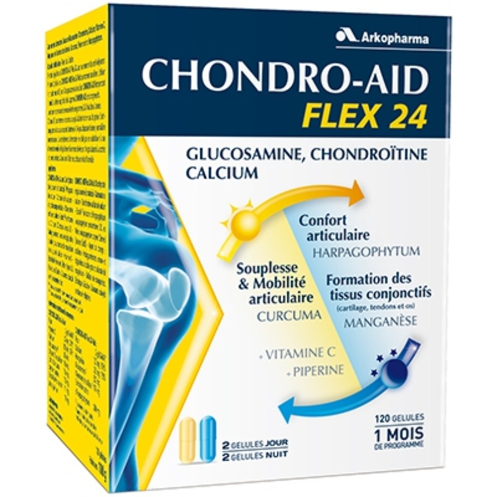 Photo de Arkopharma chondro-aid flex 24 - 120 gélules Arko pharma Arkopharma chondro-aid flex 24 - 120 gélules Arko pharma-191787