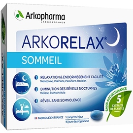 Arkorelax sommeil - 15 comprimés - sommeil - arkopharma ArkoRelax® Sommeil-191867