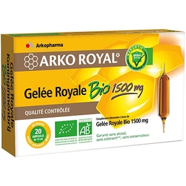 ArkoRoyal Gelée Royale 1500 mg - 20.0 unites - gelée royale - ArkoPharma ARKO ROYAL® Gelée Royale 1500mg Bio-104463