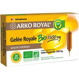 Arkoroyal gelée royale 1500 mg - 20.0 unites - gelée royale - arkopharma ARKO ROYAL® Gelée Royale 1500mg Bio-104463