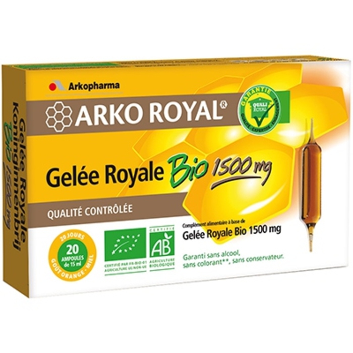 Photo de Arkoroyal gelée royale 1500 mg Arko pharma Arkoroyal gelée royale 1500 mg Arko pharma-104463
