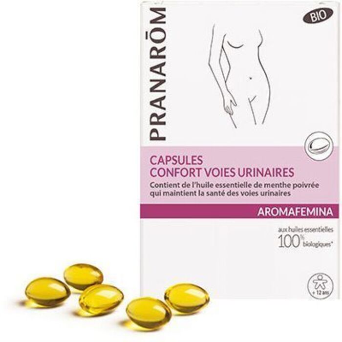 Photo de Aromafemina confort voies urinaires 30 capsules Pranarom Aromafemina confort voies urinaires 30 capsules Pranarom-226333