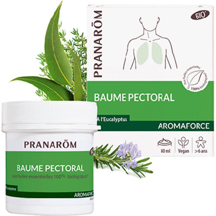 Photo de Aromaforce baume pectoral 80ml Pranarom Aromaforce baume pectoral 80ml Pranarom-228872
