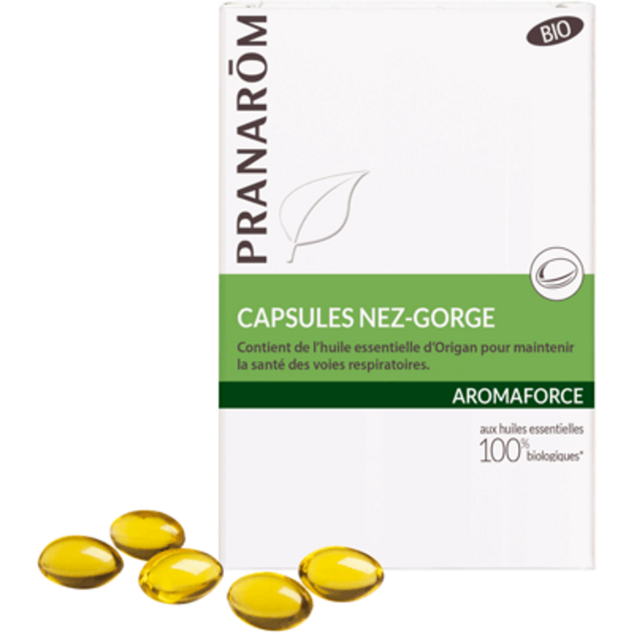 Photo de Aromaforce capsules nez gorge 30 capsules Pranarom Aromaforce capsules nez gorge 30 capsules Pranarom-222658