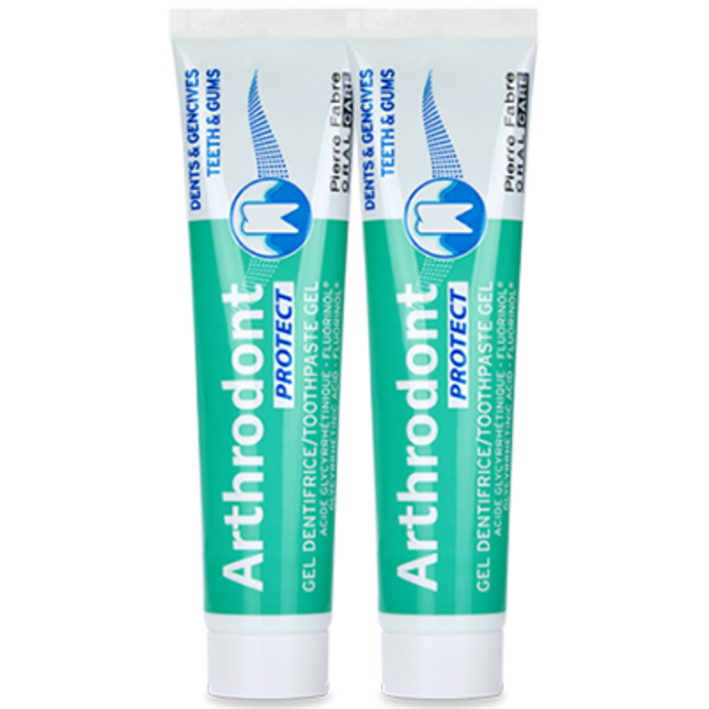 Photo de Arthrodont protect gel dentifrice fluoré lot de 2 x 75 ml Arthrodont Arthrodont protect gel dentifrice fluoré lot de 2 x 75 ml Arthrodont-221781
