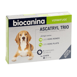 Ascatryl chien - 4.0  - vermifuge - biocanina -215451